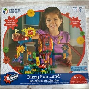 Dizzy Fun Land Motorized Building Gears Set from Learning Resources